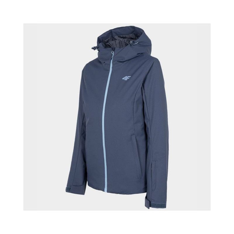 Women's ski jacket 4F denim H4Z22 KUDN001 32S