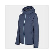 Women's ski jacket 4F denim H4Z22 KUDN001 32S