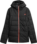 Men's ski jacket 4F M307 deep black 4FAW23TTJAM307 20S