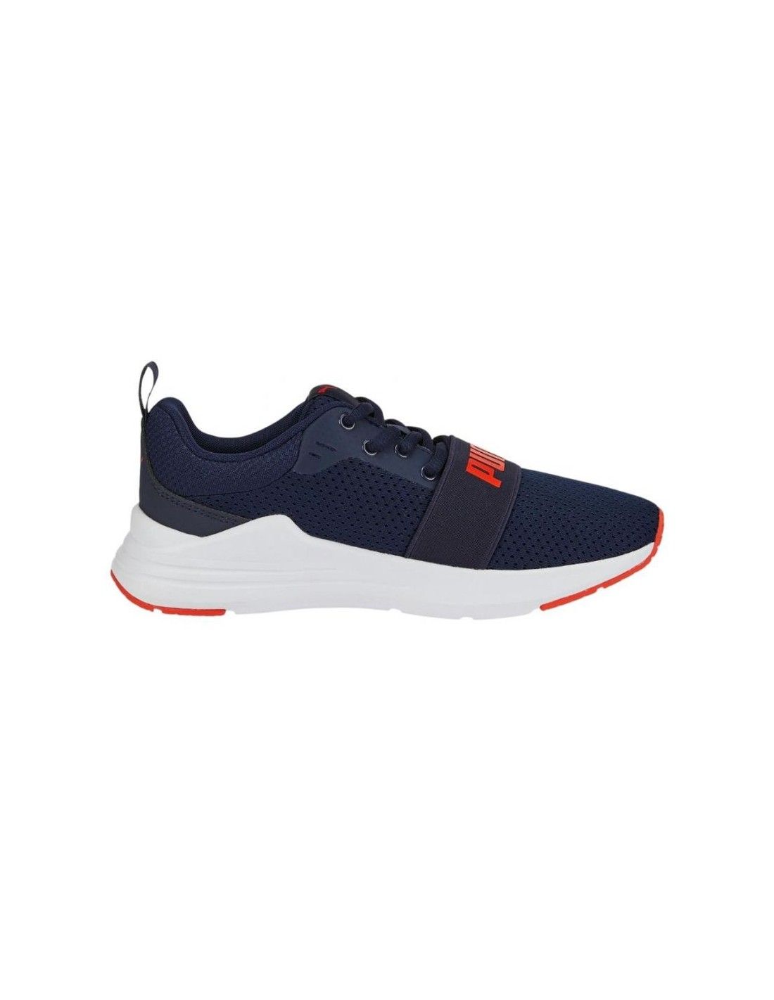 Puma Wired Run Jr Kids' Shoes Navy Blue 374214 21 39