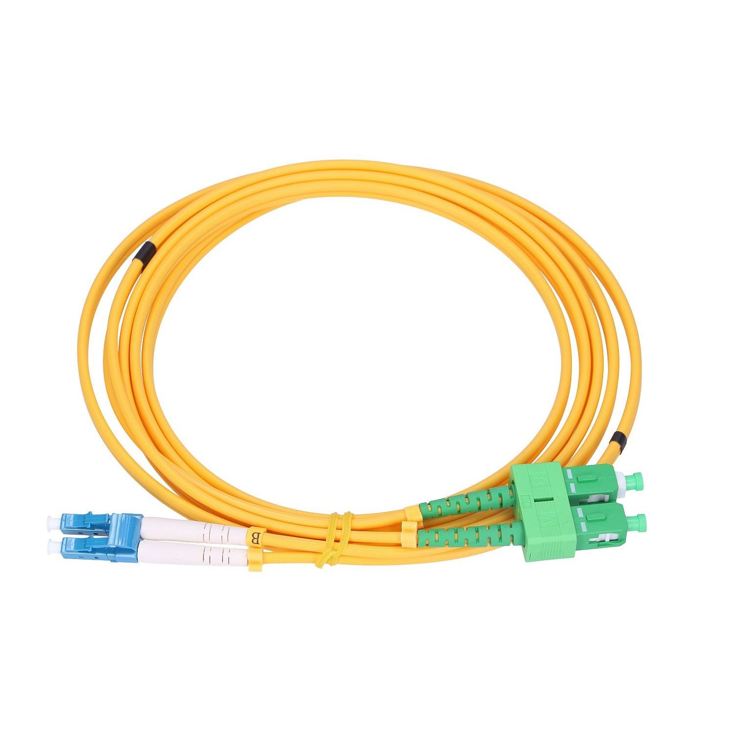 Extralink EX.9250 cablu InfiniBand/fibră optică 3 m SC LC FTTH Galben