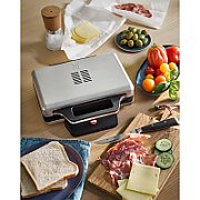 WMF 0415150011 sandwich maker 800 W Black  Silver