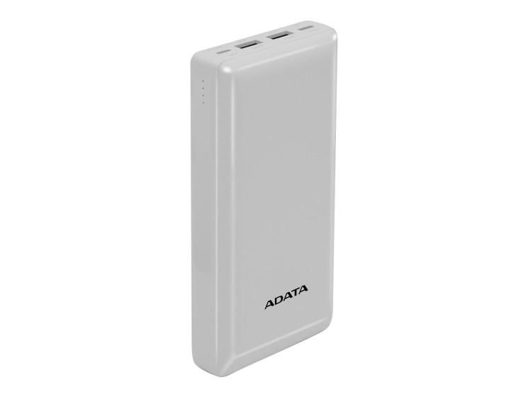 POWER BANK USB 20000MAH WHITE/PBC20-WH ADATA