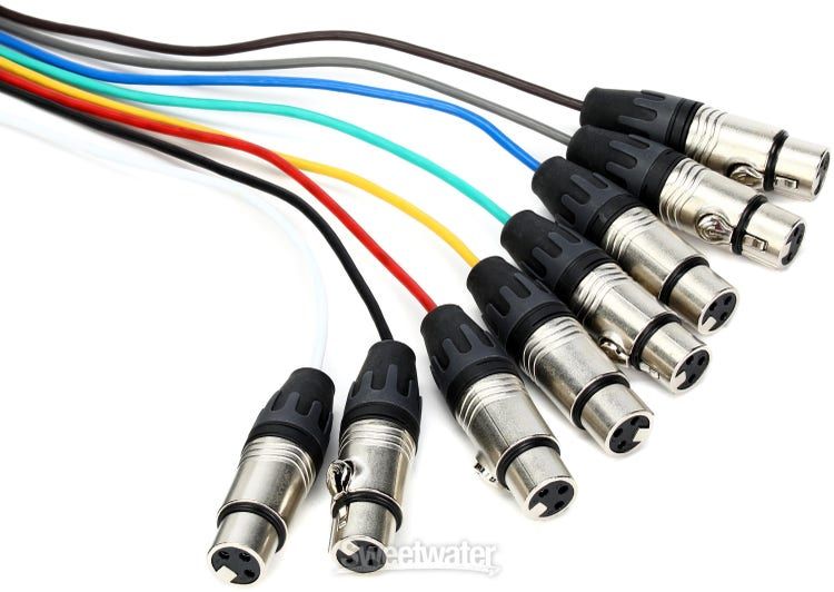 Behringer GMX-300 Kabel 8 x XLR F - 8 x XLR M 3m