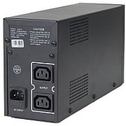 UPS GEMBIRD Line Interactive,   650VA/ 390W, AVR, 2 x socket IEC, indicatie status cu LED, 1 baterie 12V/7Ah, Backup: pana la 8 - 20 min., incarcare: pana la 12h,  UPS-PC-652A i) (include TV 3 lei)