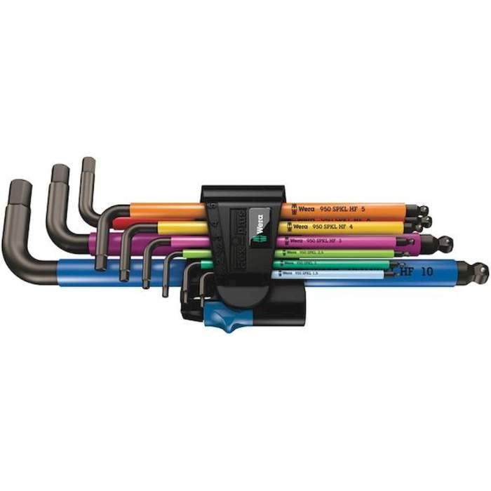 WERA ALLS 9pcs.  MULTICOLOUR /L-KEY