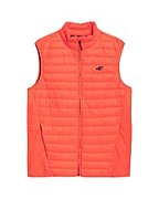 Men's down vest 4F orange 4FSS23TDJAM082 70S