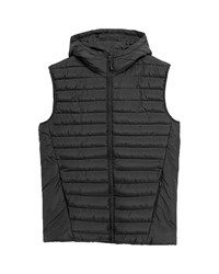 Men's vest 4F M063 deep black 4FAW23TVESM063 20S