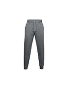 Men's Under Armour Rival Fleece 3Logo Jogger Pants Dark Grey 1357131 012