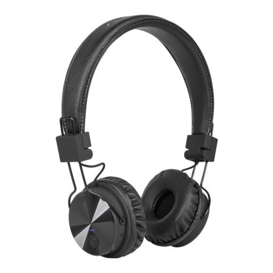 Kruger&ampMatz wireless on-ear headphones model Wave BT  black