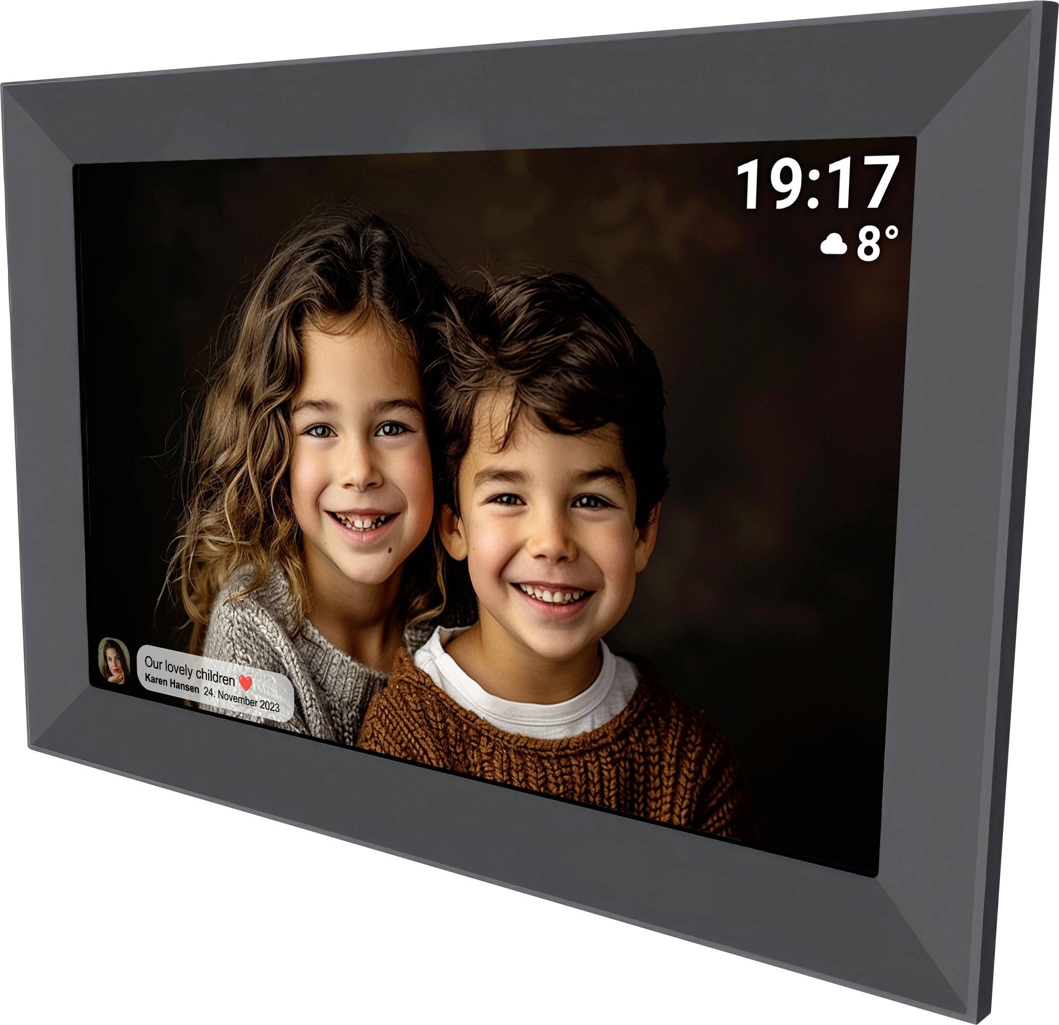 Denver photo frame with FRAMEO 10.1  16GB black