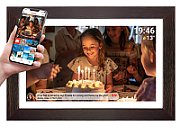 Denver Photo Frame with FRAMEO FHD 15.6  8GB dark wood