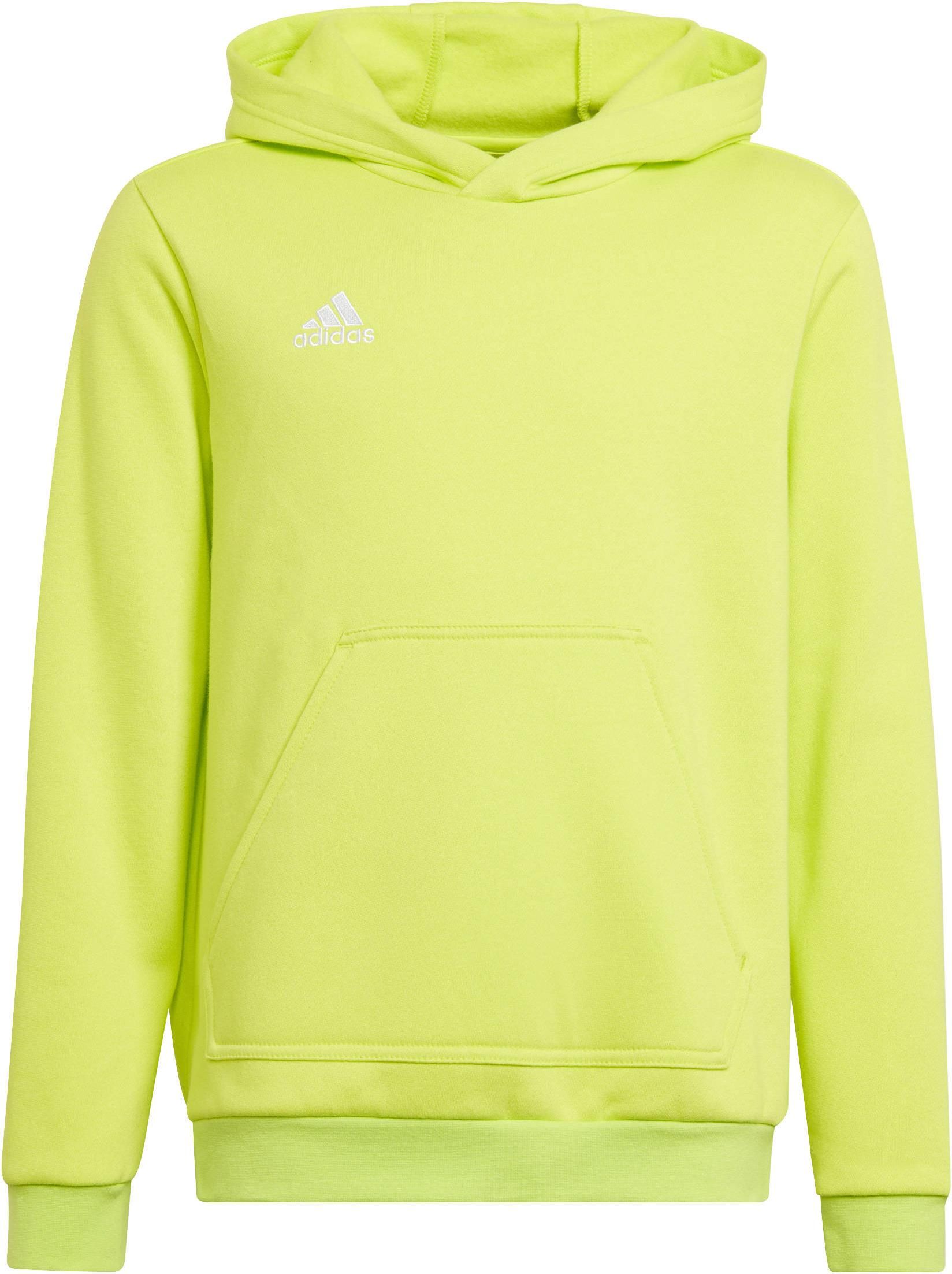 adidas Entrada 22 Hoody Hoody Sweatshirt Lime HC5069 140cm