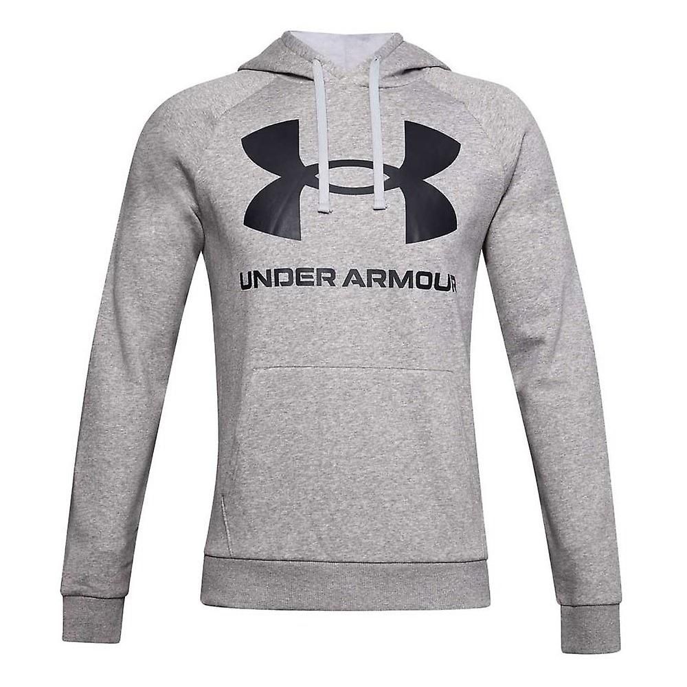 Men's Under Armour Rival Fleece Big Logo Hd Grey 1357093 011