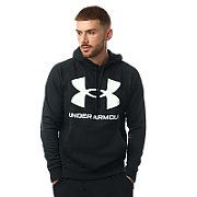 Under Armour Men's Rival Fleece Big Logo HD Sweatshirt Black 1357093 001