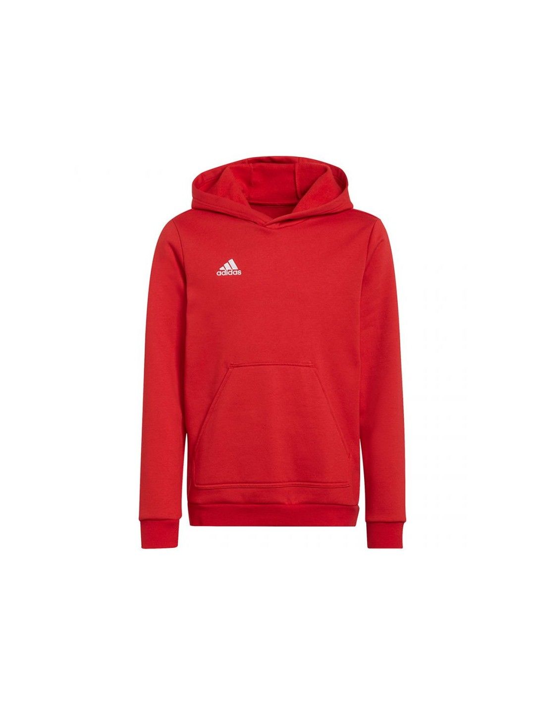 Sweatshirt for kids adidas Entrada 22 Hoody red H57566 116cm