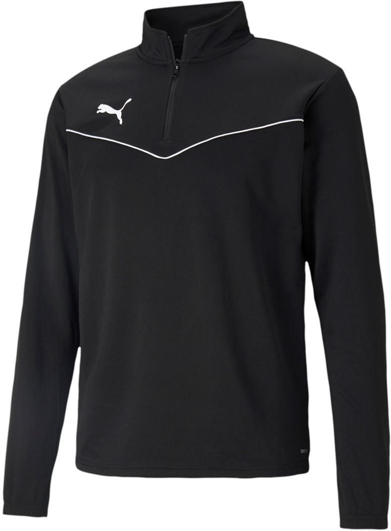 Puma teamRISE 1 4 Zip Top Men's Sweatshirt black 657394 03 XL