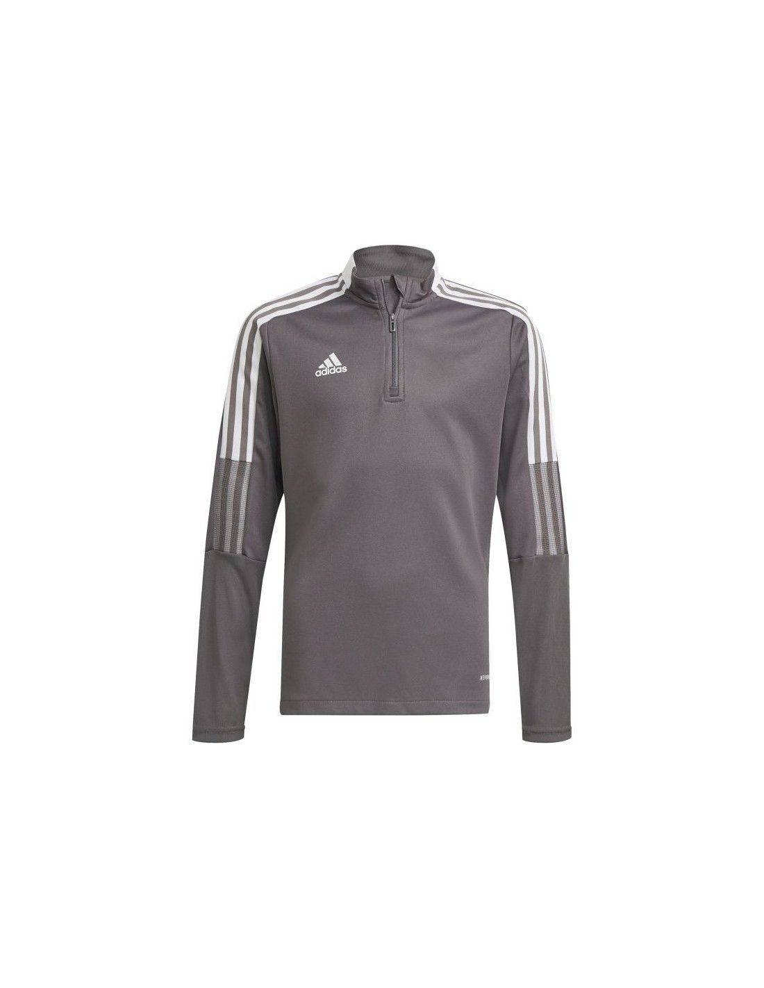 adidas Tiro 21 Training Top Youth Sweatshirt Grey GM7321 152cm