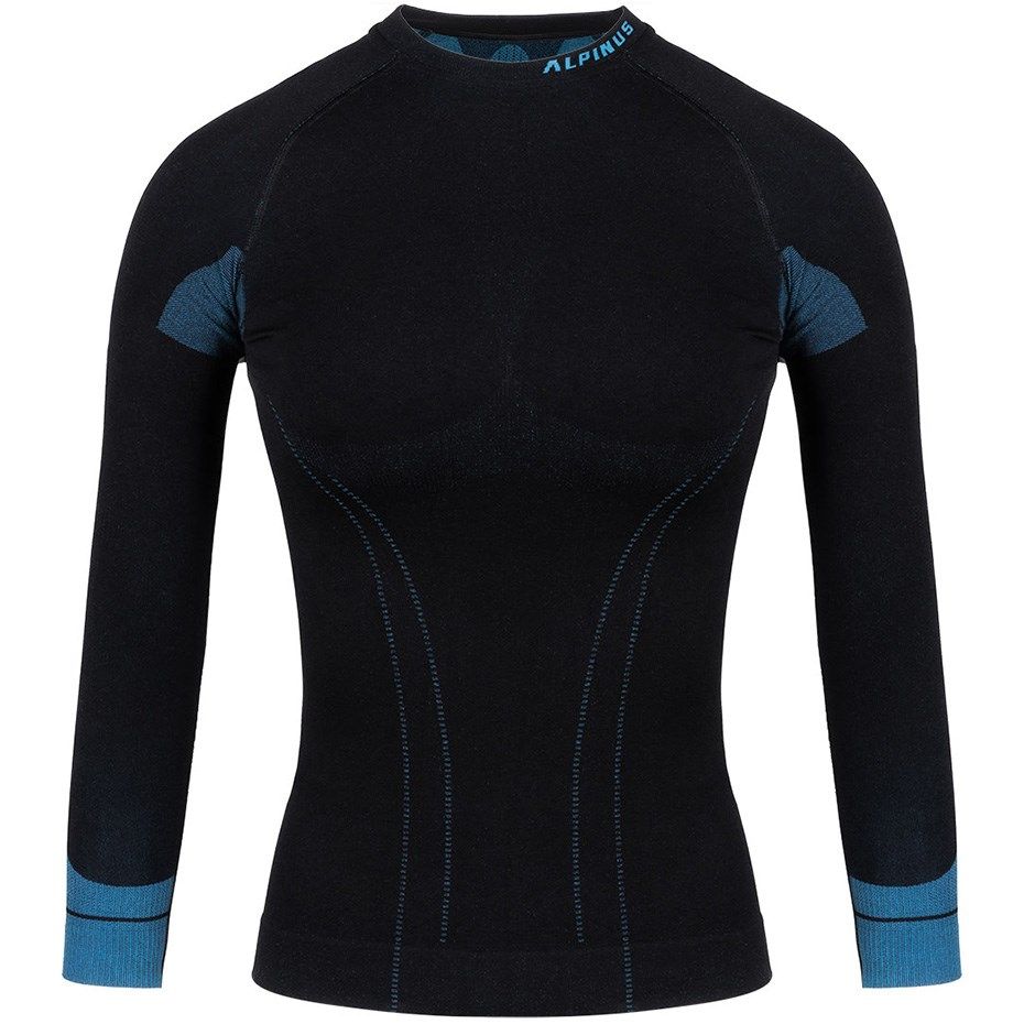 Alpinus Tactical Base Layer Women's Thermoactive Sweatshirt Black-Blue GT43210 XL