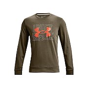Under Armour UA Rival Terry Logo Crew Men's Sweatshirt Green 1370391 361