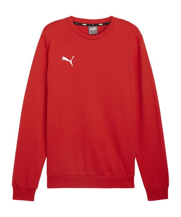 Puma Team Goal Casuals Crew Neck Sweat Red 658592 01 M