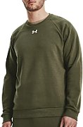 Under Armour Men's Rival Fleece Crew Khaki 1379755 390