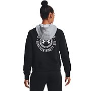 Women's Under Armour Rival Fleece CB Hoodie black 1373031 001