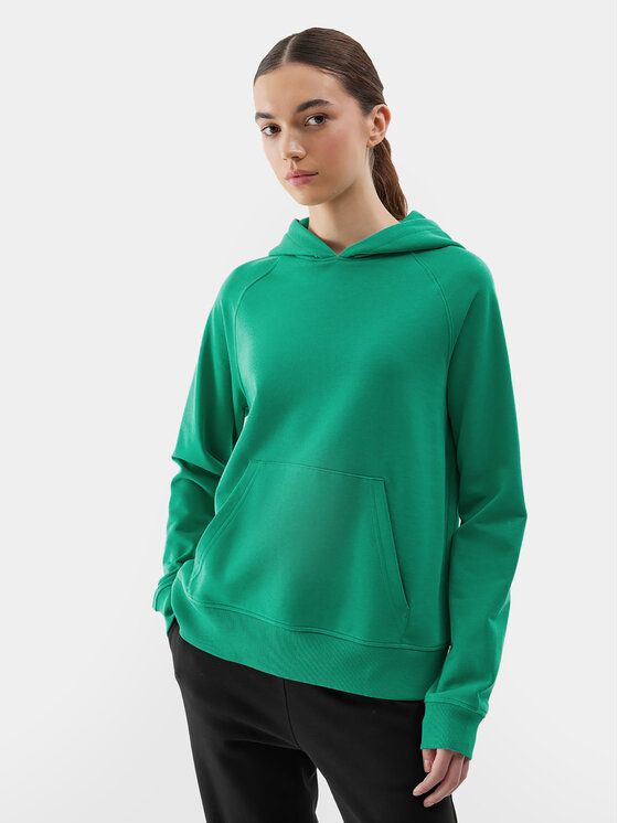 Women's sweatshirt 4F F0955 green 4FWSS24TSWSF0955 41S M