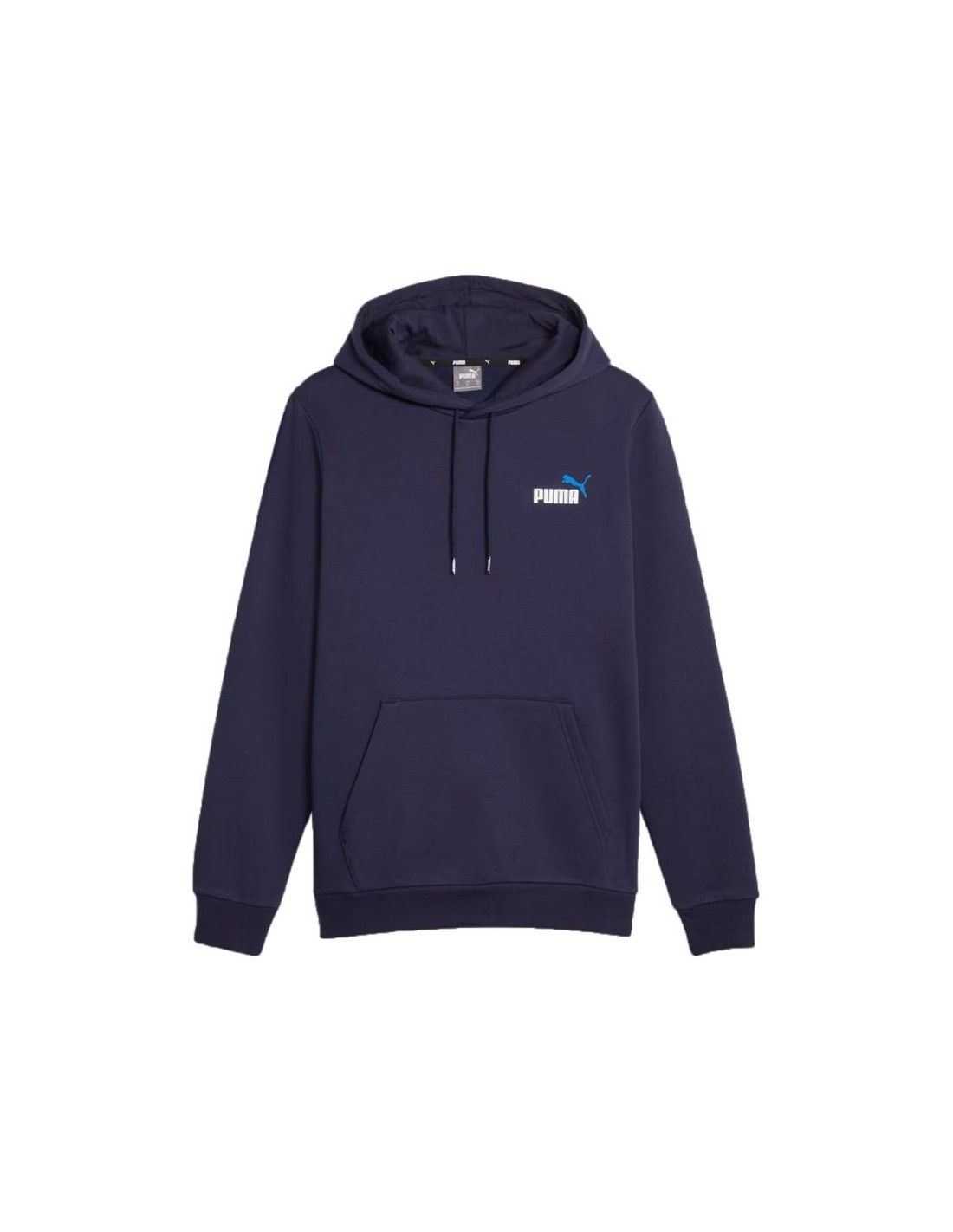 Men's Puma ESS+ 2 Col Small Logo Hoodie FL navy blue 674471 06