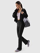 Women's sweatshirt 4F F1002 deep black 4FWSS24TSWSF1002 20S S