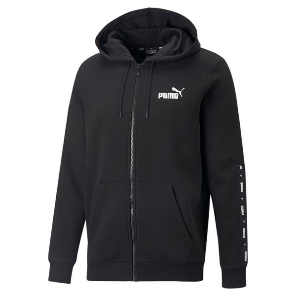 Puma ESS+ Tape Full-Zip Hoodie FL black 670270 01
