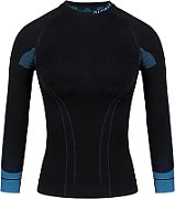 Alpinus Tactical Base Layer Women's Thermoactive Sweatshirt Black-Blue GT43210 S