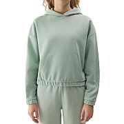 Women's sweatshirt 4F F1057 light green 4FWSS24TSWSF1057 42S S