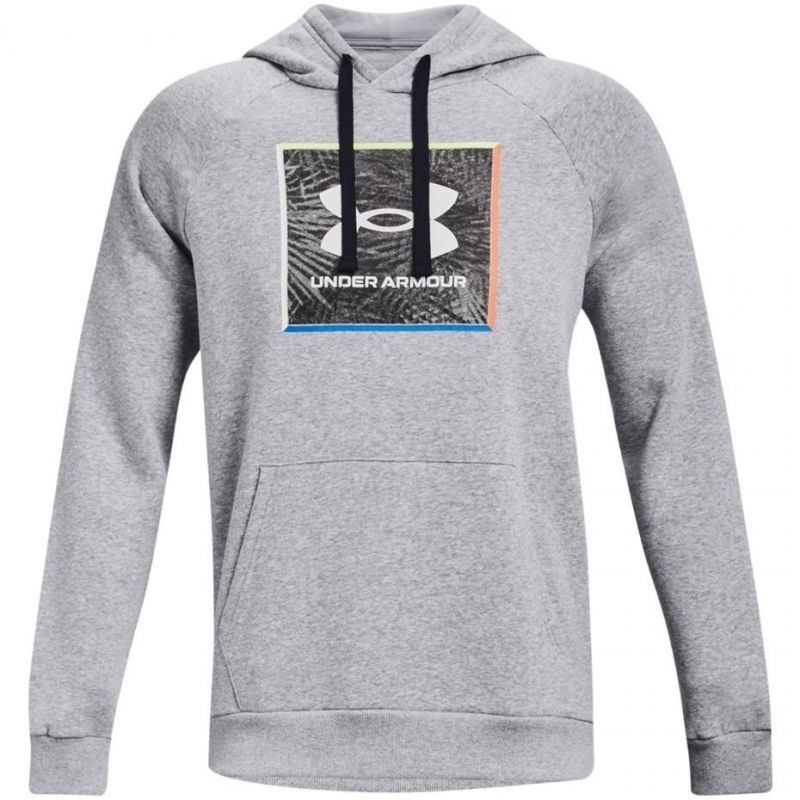 Under Armour UA Rival Flc Graphic Hoodie grey 1370349 011