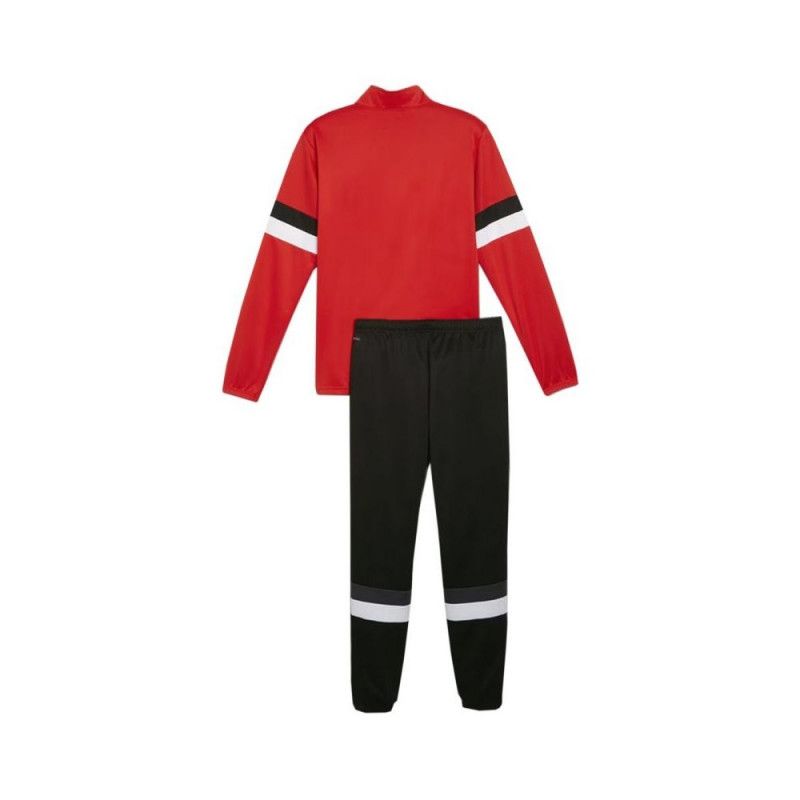 Puma Team Rise men's tracksuit red-black 658653 01