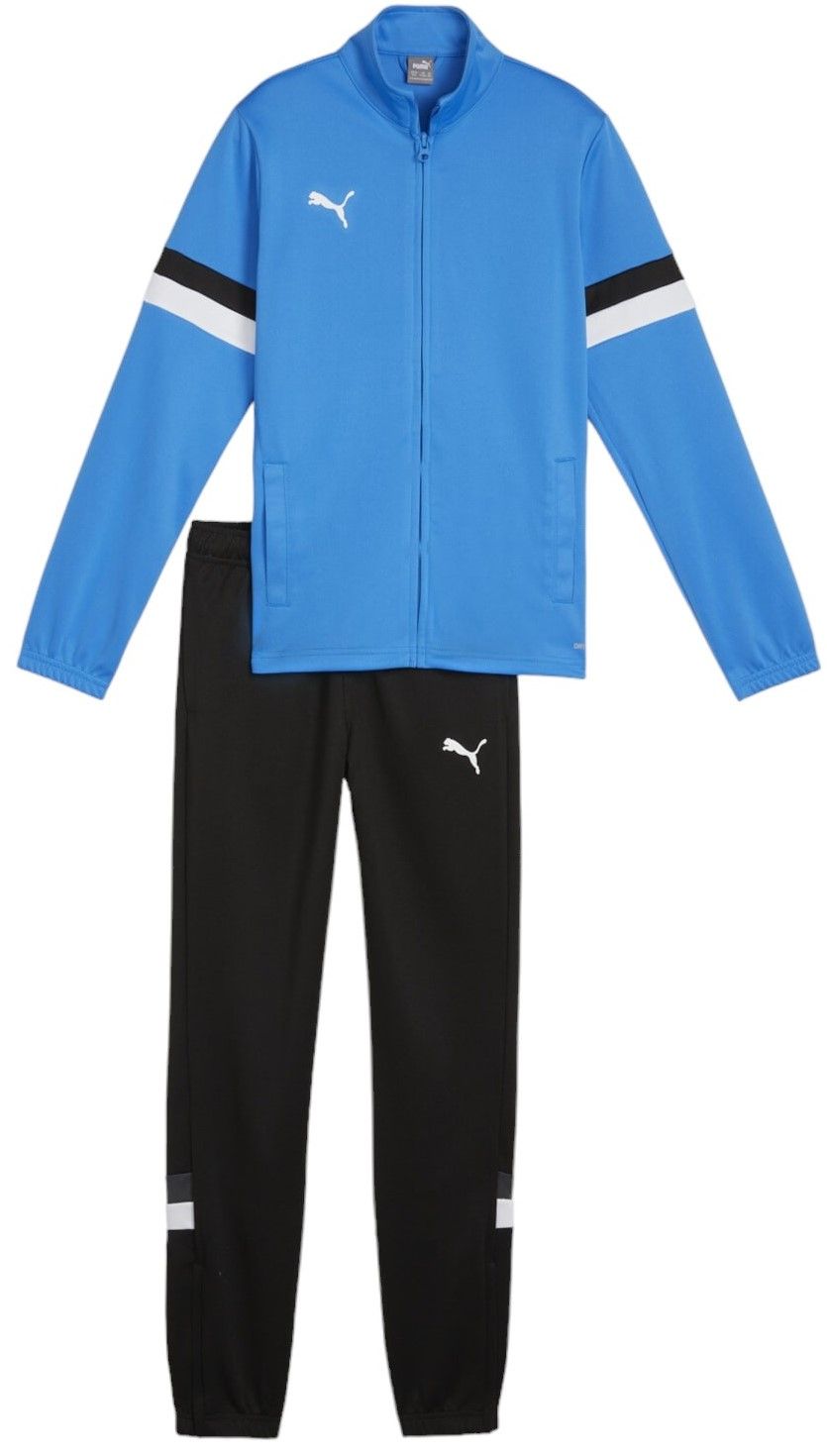 Puma Team Rise tracksuit for kids navy blue-black 658655 06
