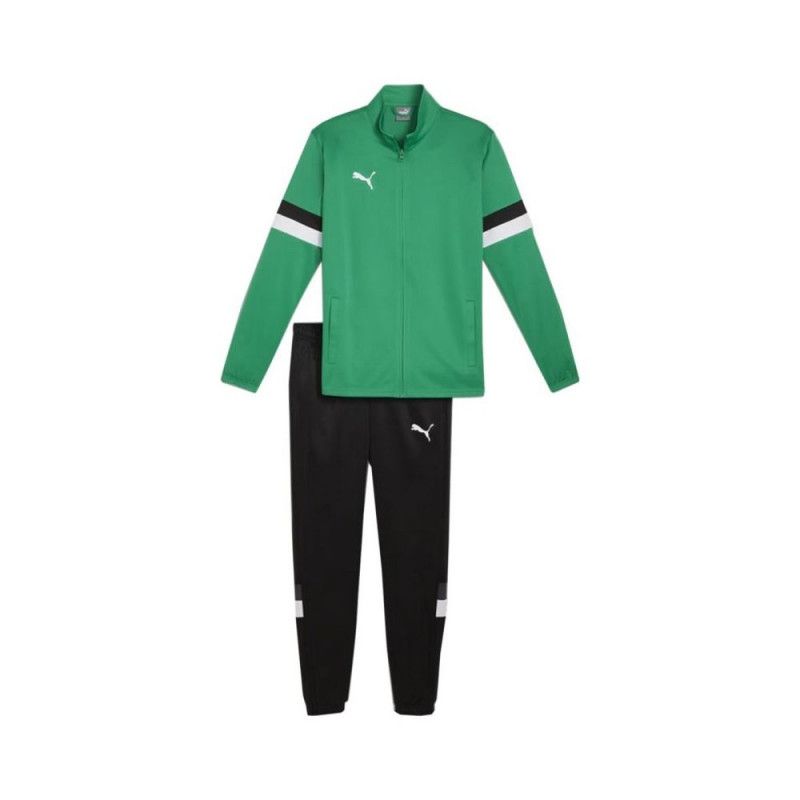 Puma Team Rise men's tracksuit green-black 658653 05