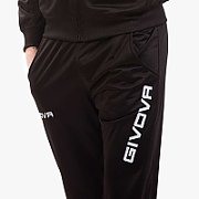 Givova Tuta Visa Triacetato Tracksuit Black & White TR018 1003 2XS