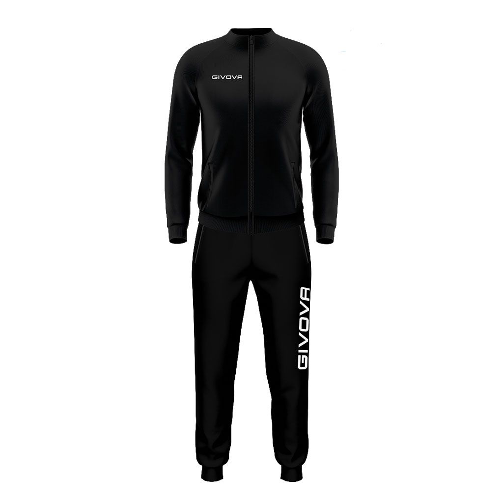 Givova Tuta Revolution Tracksuit Black & White TR033 1003 XL