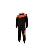 Givova Tuta Visa Fluo Tracksuit Black-Orange TR018F 1028 L