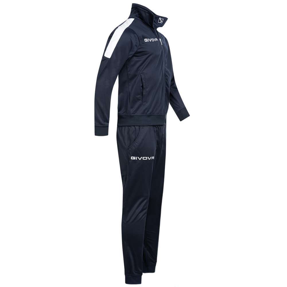 Givova Tuta Revolution Tracksuit navy blue-white TR033 0403 XS