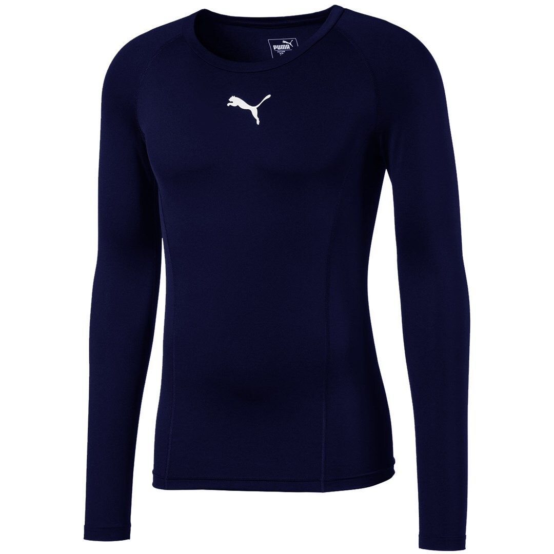 Puma LIGA Baselayer LS Men's T-Shirt navy blue 655920 20 M
