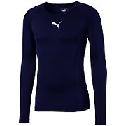 Puma LIGA Baselayer LS Men's T-Shirt navy blue 655920 20 M