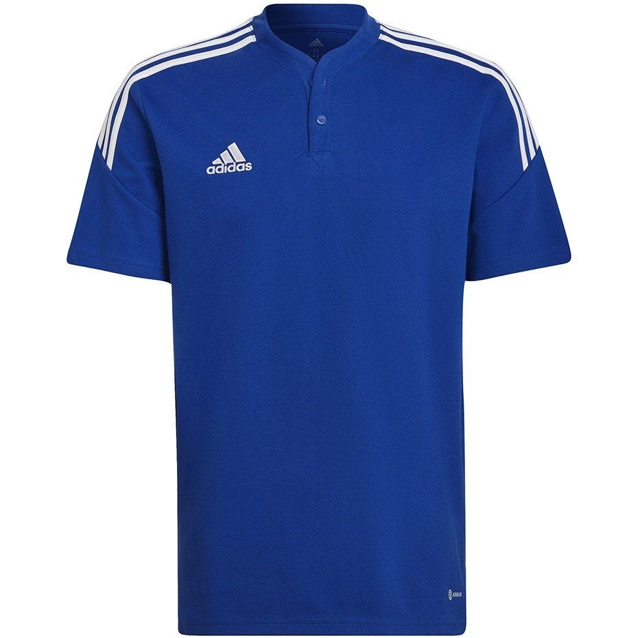 adidas Condivo 22 Polo blue t-shirt HG6307 S