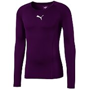 Puma LIGA Baselayer LS Men's T-Shirt purple 655920 10 L