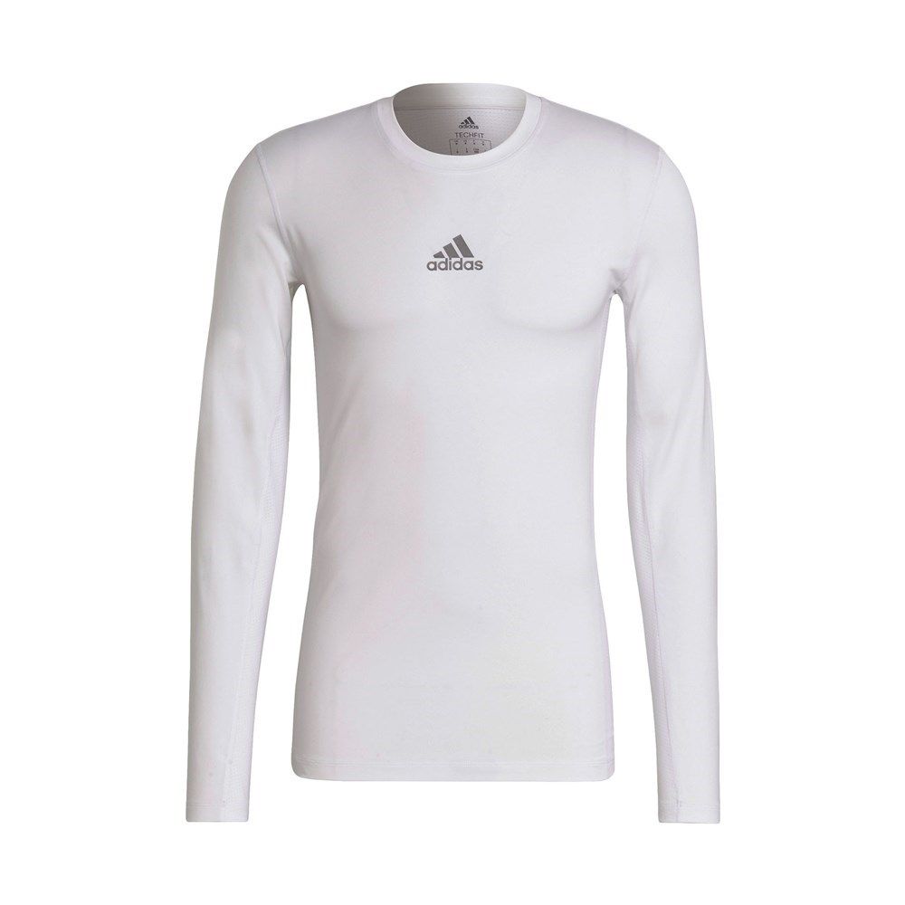 adidas Compression Long Men's T-Shirt White GU7334 S