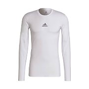 adidas Compression Long Men's T-Shirt White GU7334 S