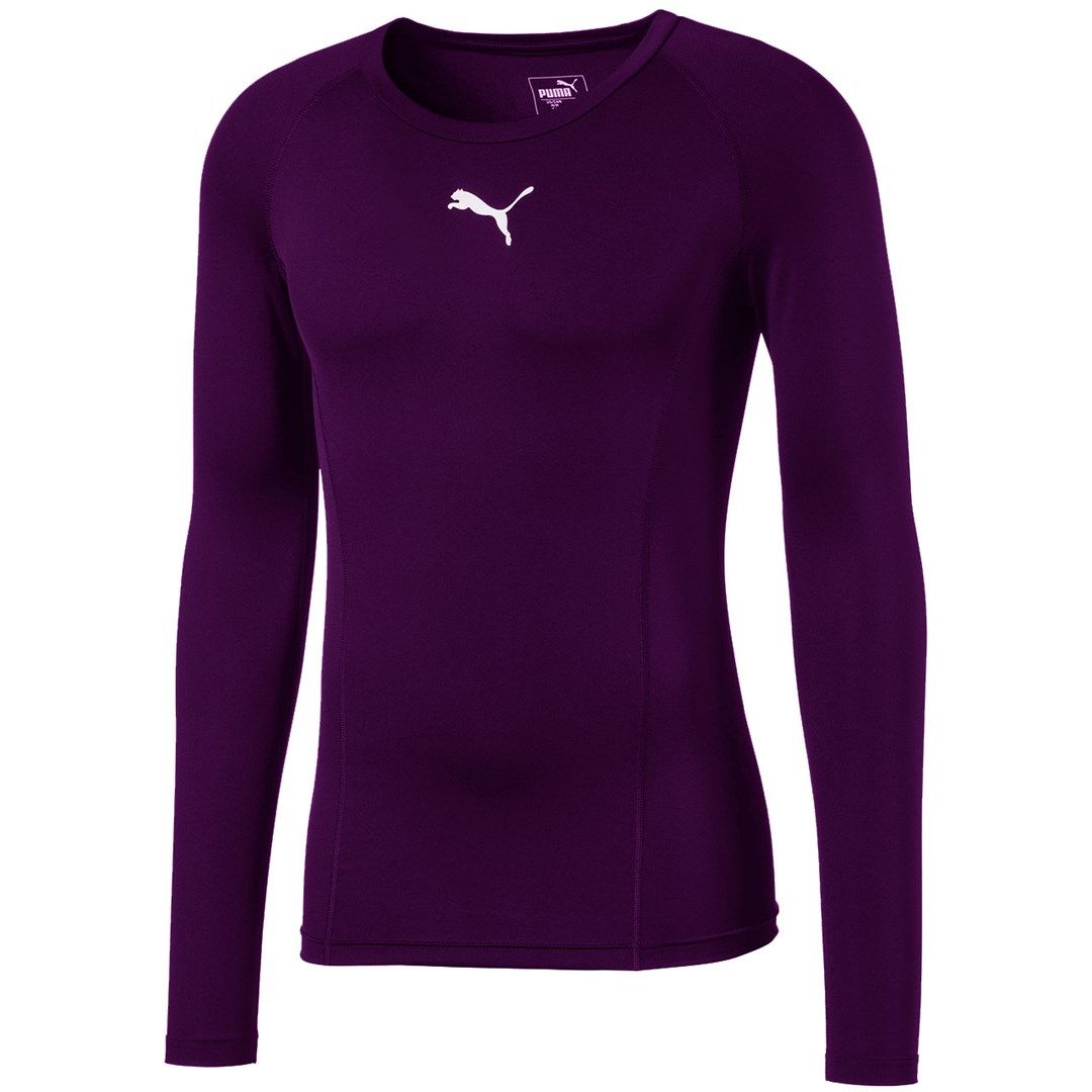 Puma LIGA Baselayer LS Men's T-Shirt purple 655920 10 XL