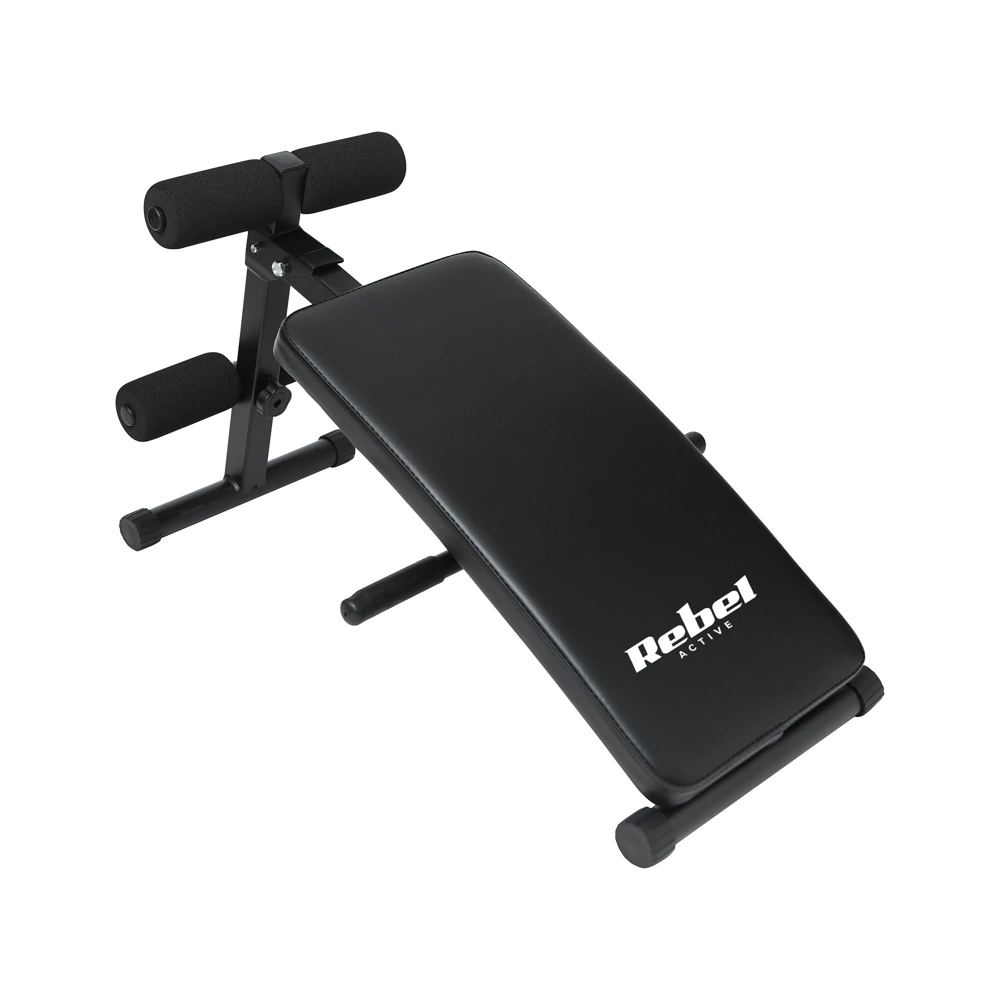 Incline weight bench for abdominal muscle training  REBEL ACTIVE