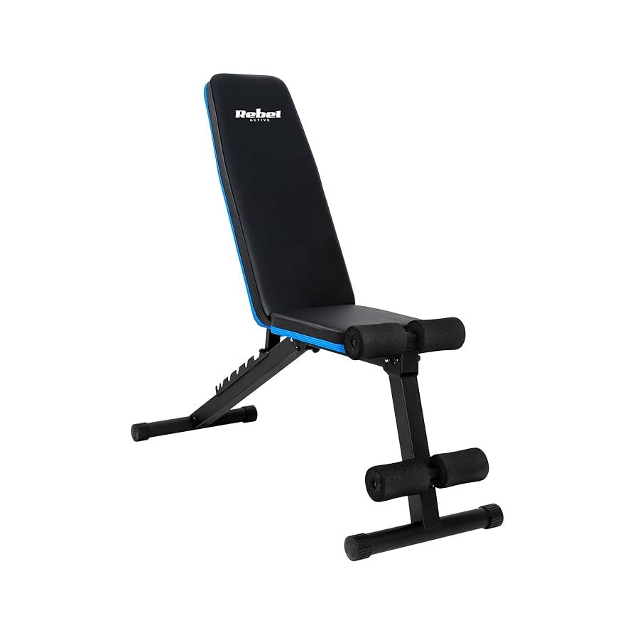 Reinforced incline training bench with leg lock  REBEL ACTIVE